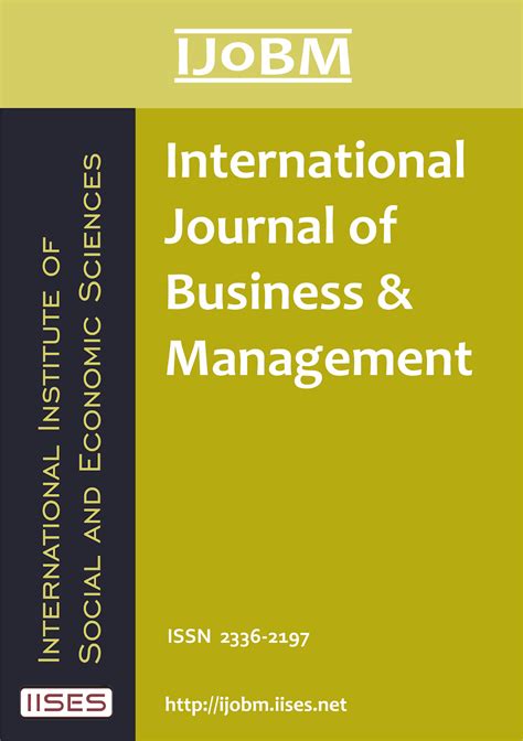 Ijobm International Journal Of Business And Management