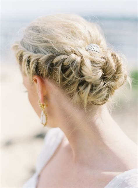 The hairstyles for a beach wedding should reflect the laid back attitude of the beach. 68 Gorgeous Updo Wedding Hairstyles Ideas - MagMent