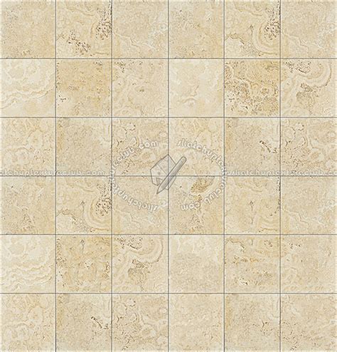 Travertine Floor Tile Texture Seamless 14673