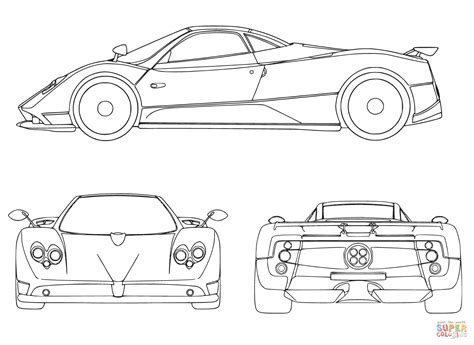 Coloriage  Voiture de sport  Coloriages à imprimer gratuits