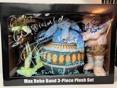Charitybuzz Max Rebo Band 3 Piece Box Set Signed By Star Wars Cast Members