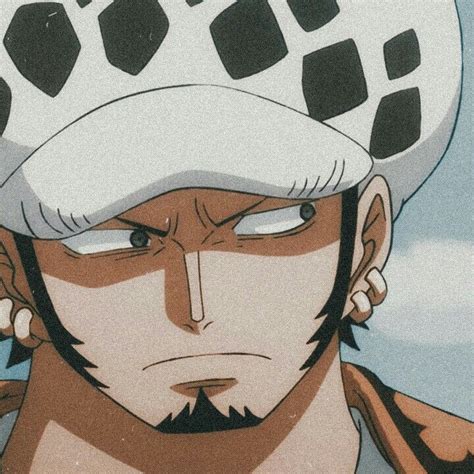 One Piece Icons Trafalgar Law🖤 Trafalgar Law One Peice Anime Law Icon
