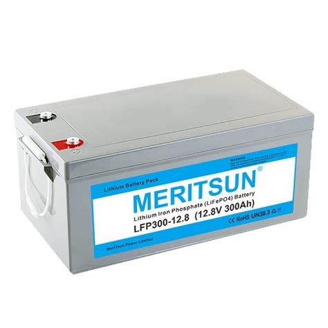 2v Deep Cycle Lithium Ion Battery 12v 300ah Lifepo4 Battery Pack Meritsun