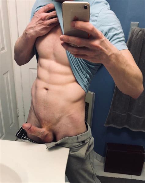 A Selfie With My Dick In My Boyfriend S Bathroom