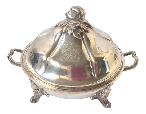 Antique Domed Silver Plated Warming Serving Dish on Chairish.com | Serving dishes, Silver plate ...
