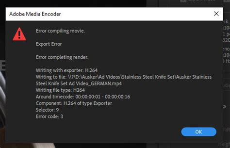 Adobe Premiere Pro Error Compiling Movieerror Com Adobe Community