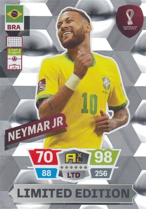 trading cards neymar jr panini `fifa world cup 2022` qatar rare `limited edition` trading