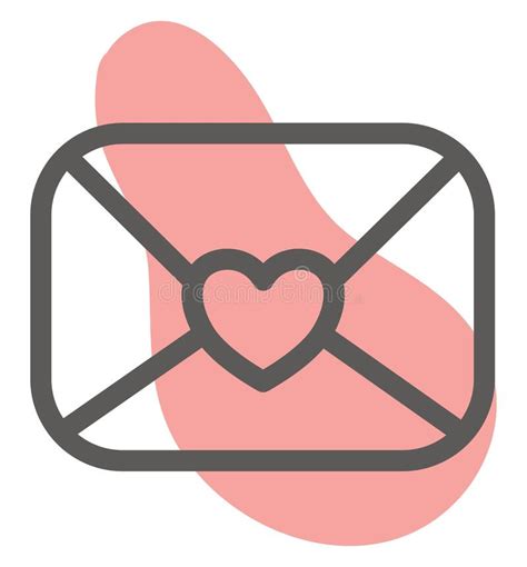 Love Letter Icon Stock Vector Illustration Of Event 260370462
