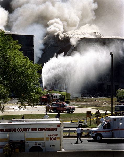 never before seen photos of the smoldering pentagon on 9 11 the washington post