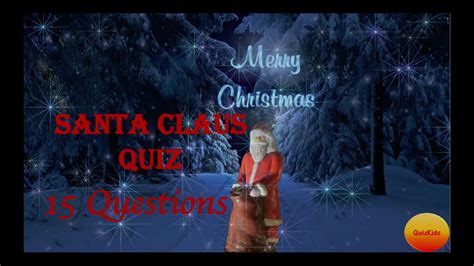 Santa Claus Quiz Christmas Quiz Santa Claus Fun Quiz Santaclaus