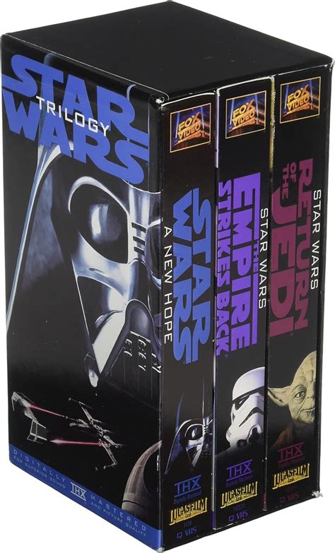 Original Version Star Wars Trilogy Vhs Box Set 1995 Au