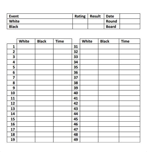 Evanston chess notation sheet pdf. FREE 9+ Sample Chess Score Sheet Templates in PDF