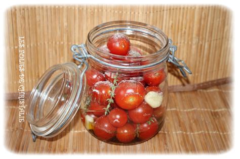 Tomates cerises en conserve Foodista challenge 57