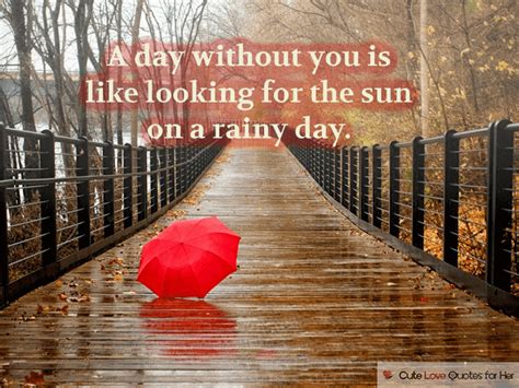 Romantic Rainy Weather Quotes
