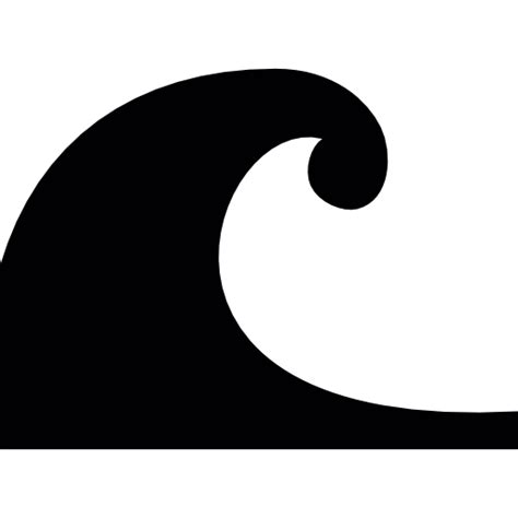 Waves Sea Oceanic Shapes Curve Black Shape Water Ocean Wave Icon