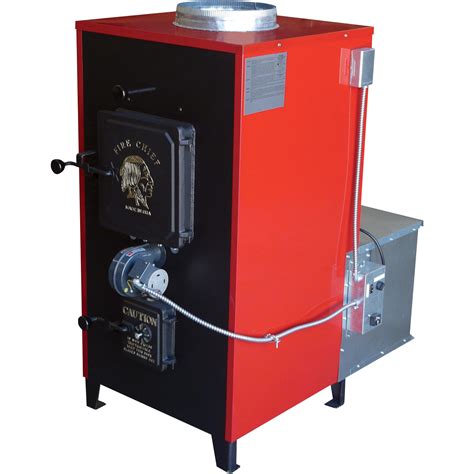 HY-C Fire Chief Wood Furnace with Roller Grate — 100,000 BTU, Model