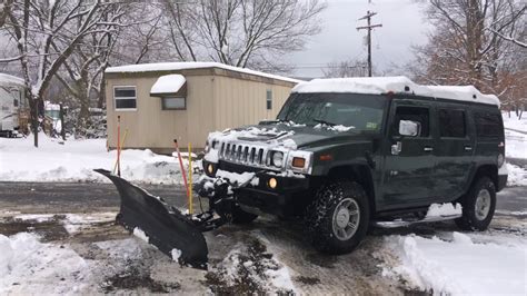 Hummer H2 Snow Plow Mount Sport Cars Modifite