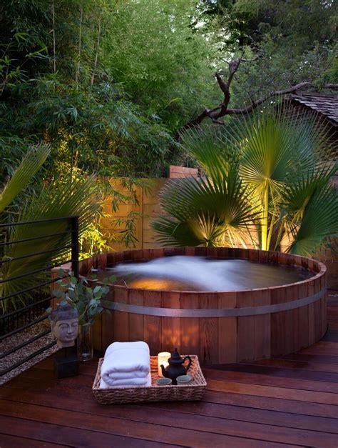 30 Outdoor Spas And Hot Tubs You Deserve