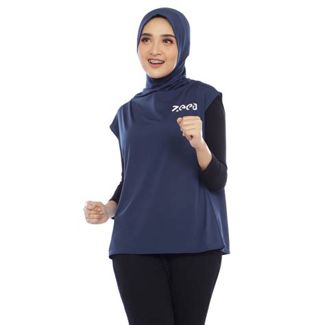 Hijab Sport Panjang Kerudung Sporty Hayfa P Dagli Jilbab Sport Olahraga