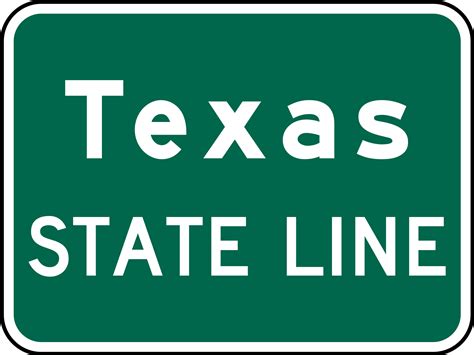 I 2 State Line Signs And Safety Devices