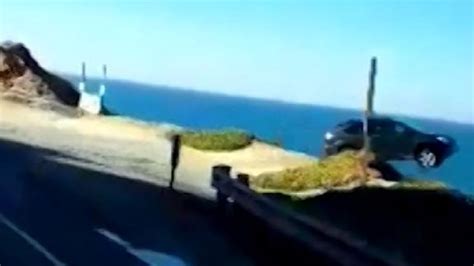 Caught On Camera Vehicle Plunges Off Cliff Along California’s Highway 1 Fox 2
