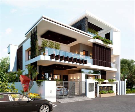 Ultra Modern Exterior Design Of Bungalow