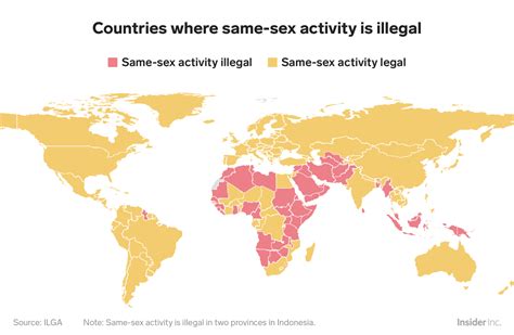 9 maps show how different lgbtq rights are around