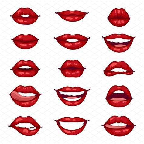Female Lip Drawing Reference 101hannelore