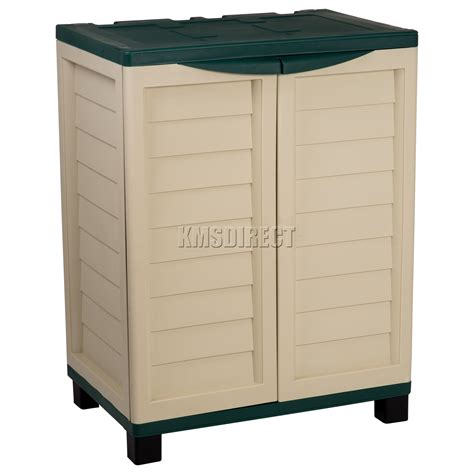 And whatever your decor, we've got affordable storage to match. Starplast Outdoor Plastic Garden Utility Cabinet With 2 ...