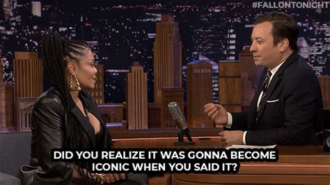 The Tonight Show Starring Jimmy Fallon Janet Reveals The Story Behind Her Iconic Line In