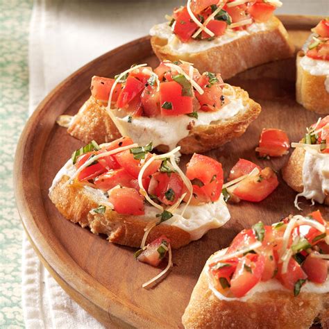 You are considering going to the party and now you are calling to find out more information. Fresh Tomato Bruschetta Recipe | Taste of Home