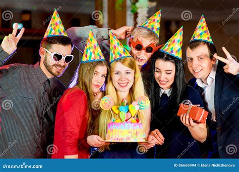 Young Peoples Birthday Party Stock Photo Image Of Young Nightlife