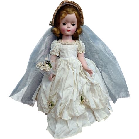 1950s Madame Alexander 14 Wendy Bride Doll Wblonde Hair Wedding From