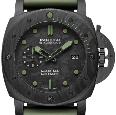Sihh 2019 Panerai Submersible Marina Militare Carbotech 47mm Limited