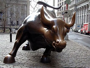 Image result for wall street bull images