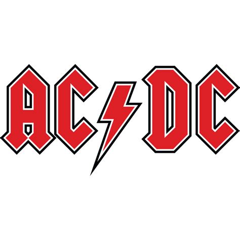 Ac Dc Red Logo Vector Logo Of Ac Dc Red Brand Free Download Eps Ai