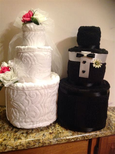 Suitbale for the weedding,cute cake product name: Wedding towel cake great centerpiece for any bridal shower ...