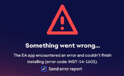 How To Fix Ea App Error Code Inst 14 1601