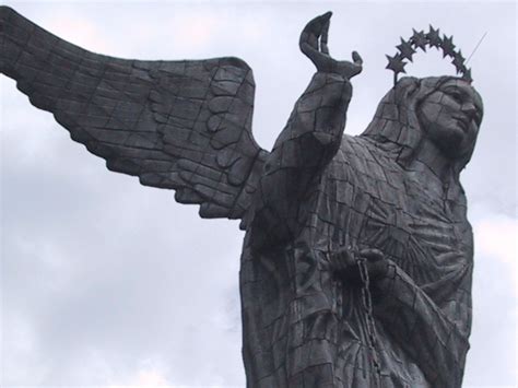 Angel Statue At Panecillo Mirador Quito Ecuador Angel Photography