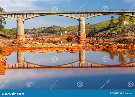 Historic Bridge Gadea Tinto River Huelva Spain Stock Photos Free
