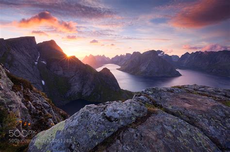 Interesting Photo Of The Day Sunset Over Lofoten Norway