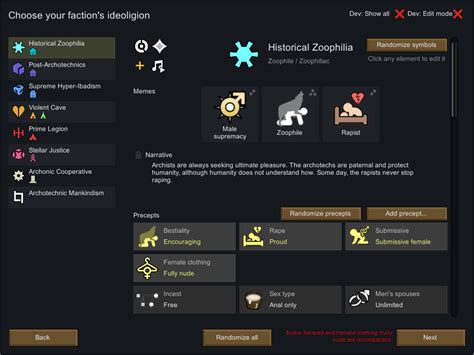 [mod] [outdated] Rjw Sexperience Ideology Update Rimworld Loverslab