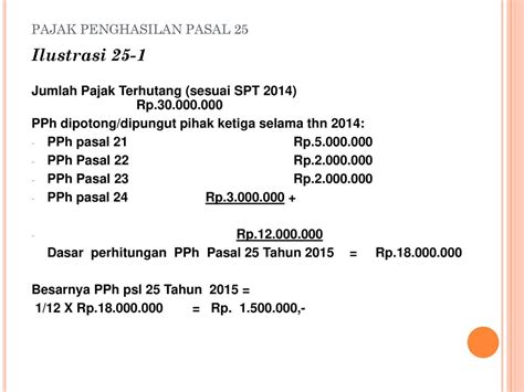 Detail Contoh Perhitungan Pph Pasal Koleksi Nomer