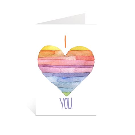 I Love You Card Printable Digital Card Greeting Card Etsy
