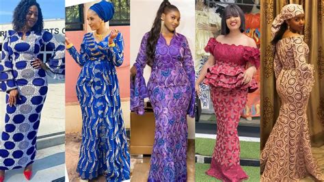 Mishono Mizuri Ya Lace Vitenge Vya Kipekee Latest African Ankara Dresses 2022 2023 For Ladies