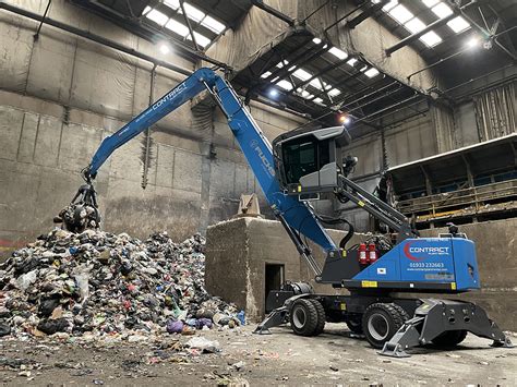 The Uks First 35t Terex Fuchs Electric Material Handlers On Contract