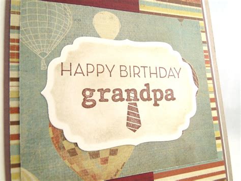 Grandpa Grandfather Birthday Greeting Card By Apaperbuffet On Etsy