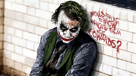 In the movie the dark knight, the joker initially threatens that he would kill people everyday if batman does not reveal his true identity. The Joker in Batman Movie Wallpaper | HD Wallpapers