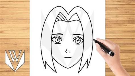 How To Draw Sakura Haruno Naruto Step By Step Drawing Tutorial Trick