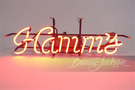 Nos 1960s Hamms Beer Neon Sign